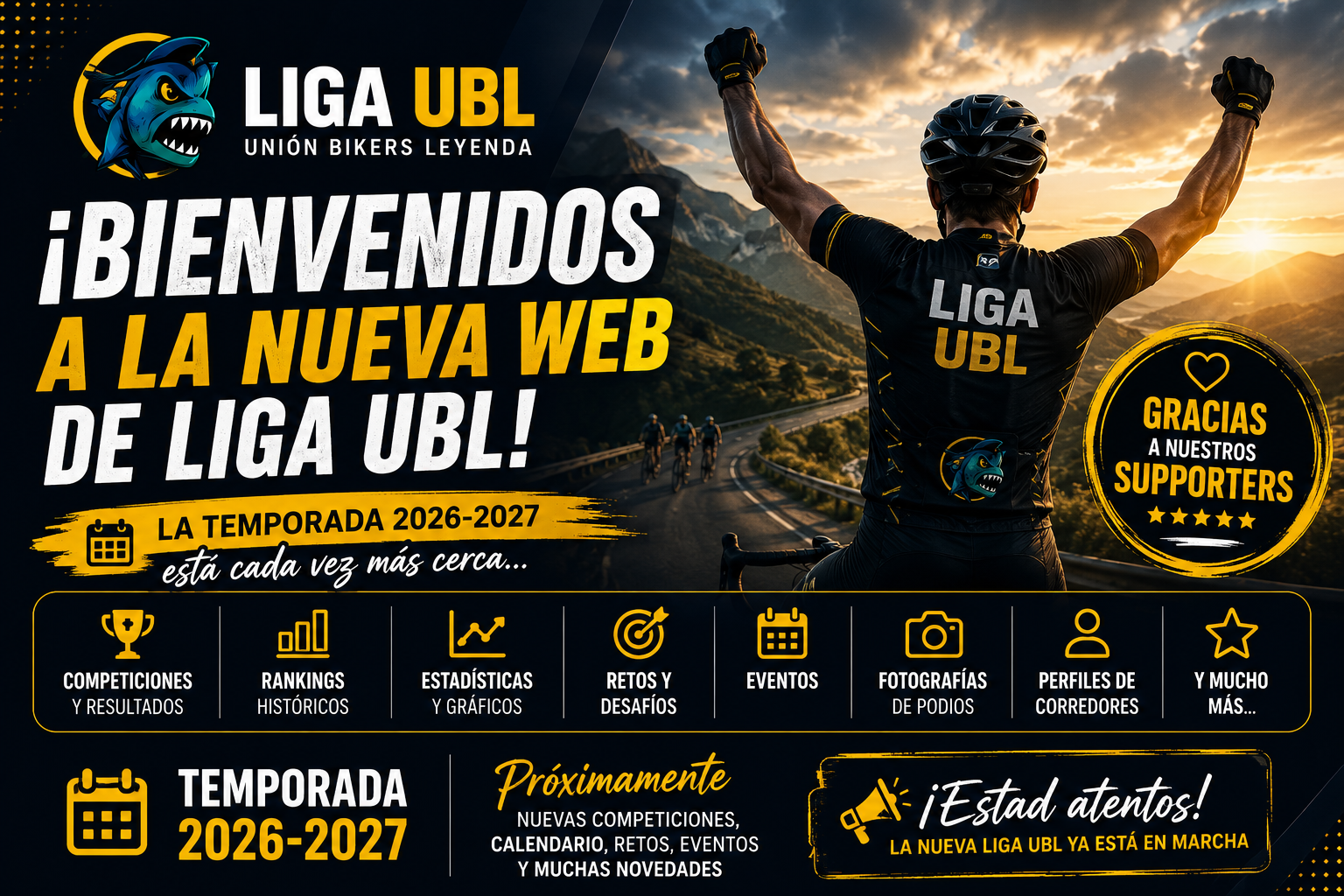 ¡Bienvenidos a la nueva web de Liga UBL!